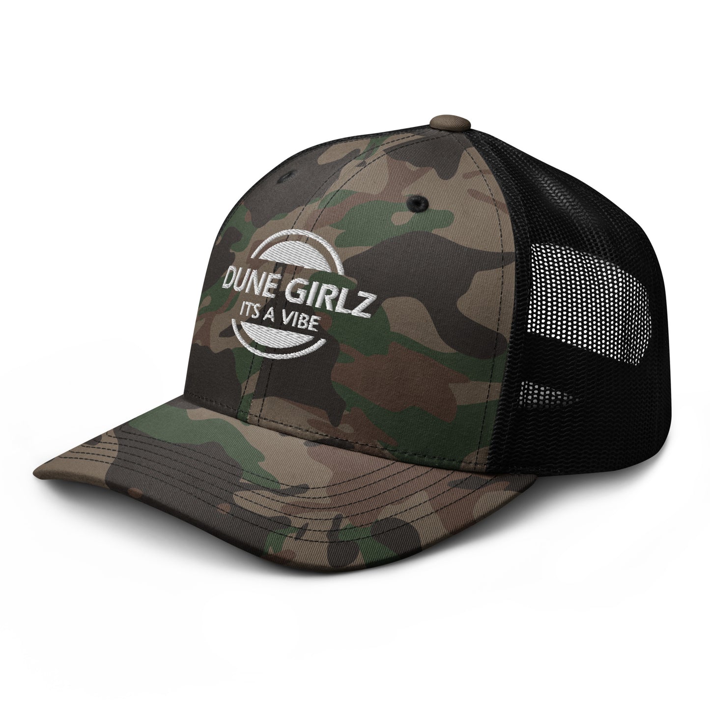 DUNE GIRLZ Camouflage trucker hat