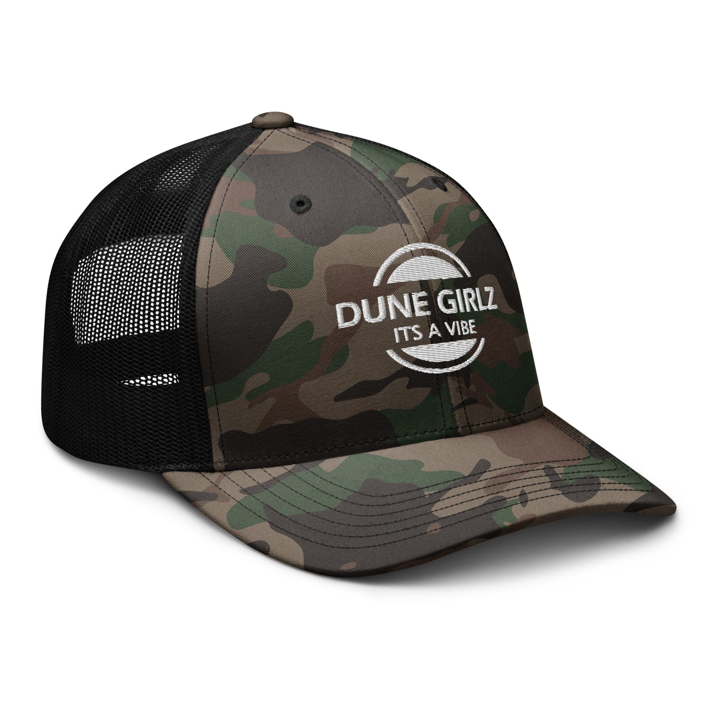 DUNE GIRLZ Camouflage trucker hat