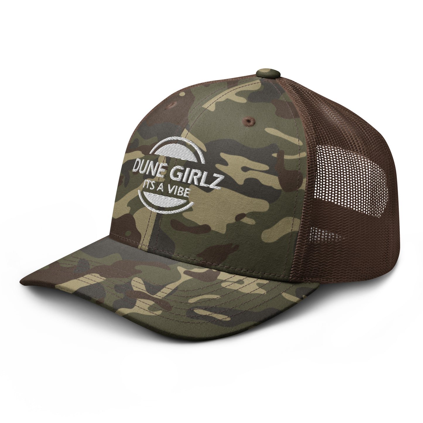 DUNE GIRLZ Camouflage trucker hat