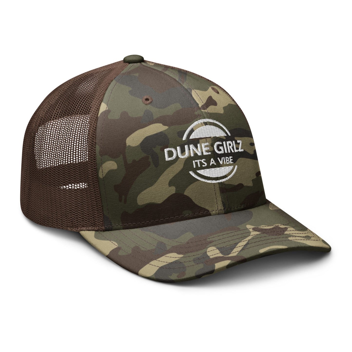 DUNE GIRLZ Camouflage trucker hat