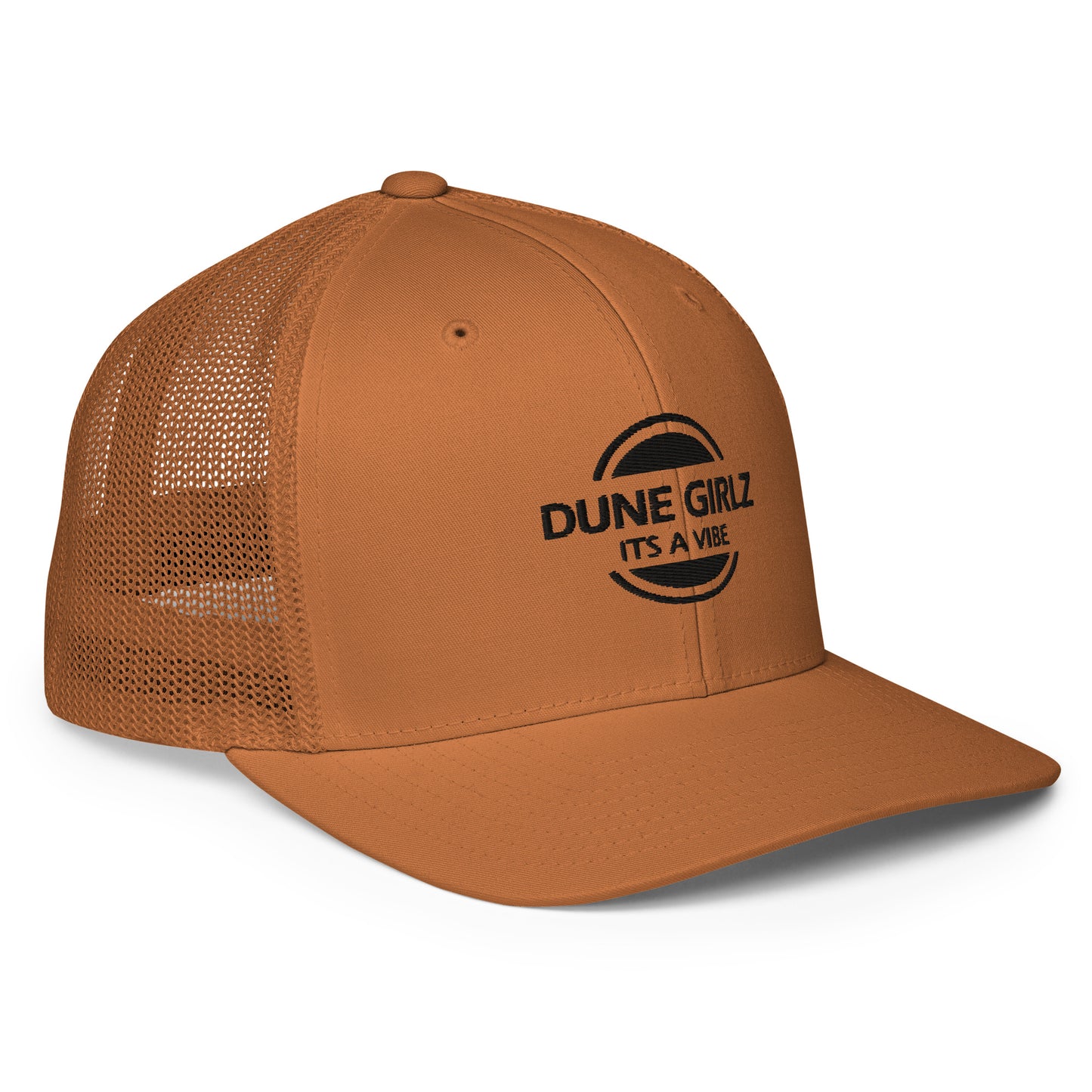 DUNE GIRLZ Mustard Closed-back trucker cap