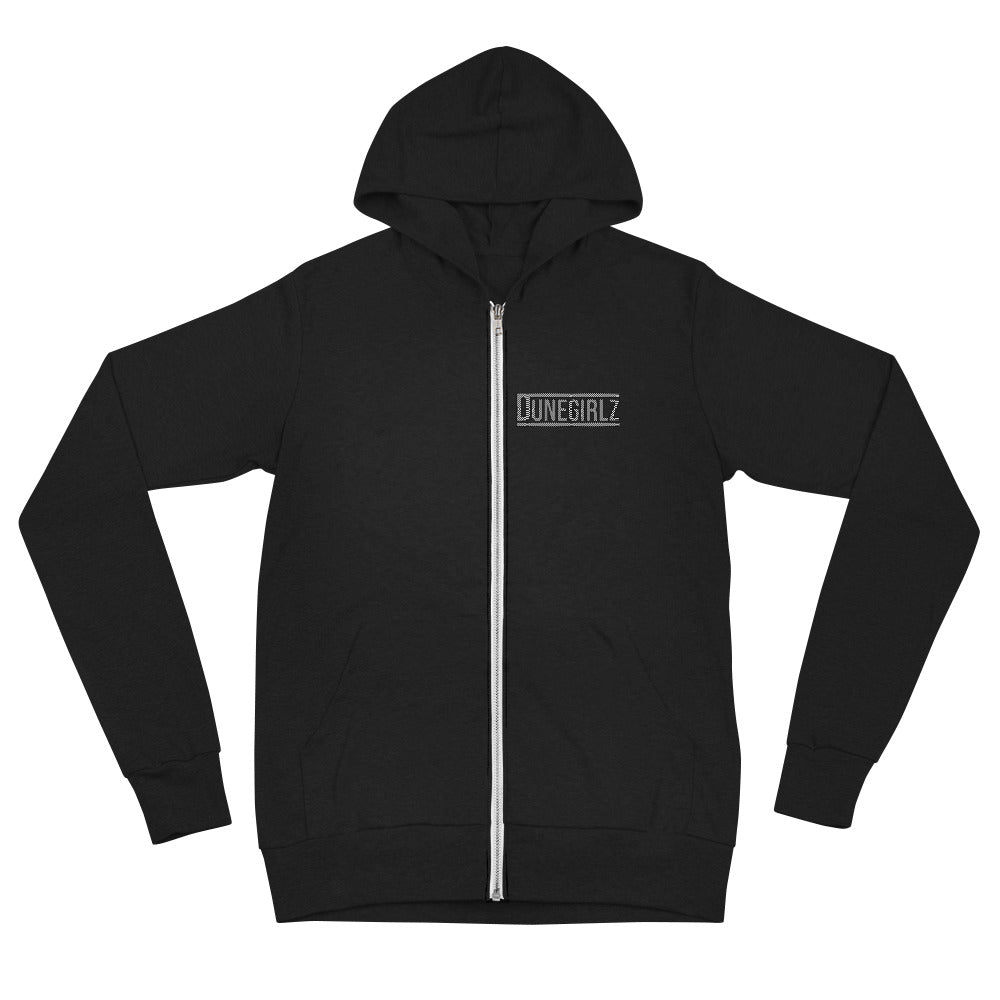 Dune Girlz Unisex zip hoodie