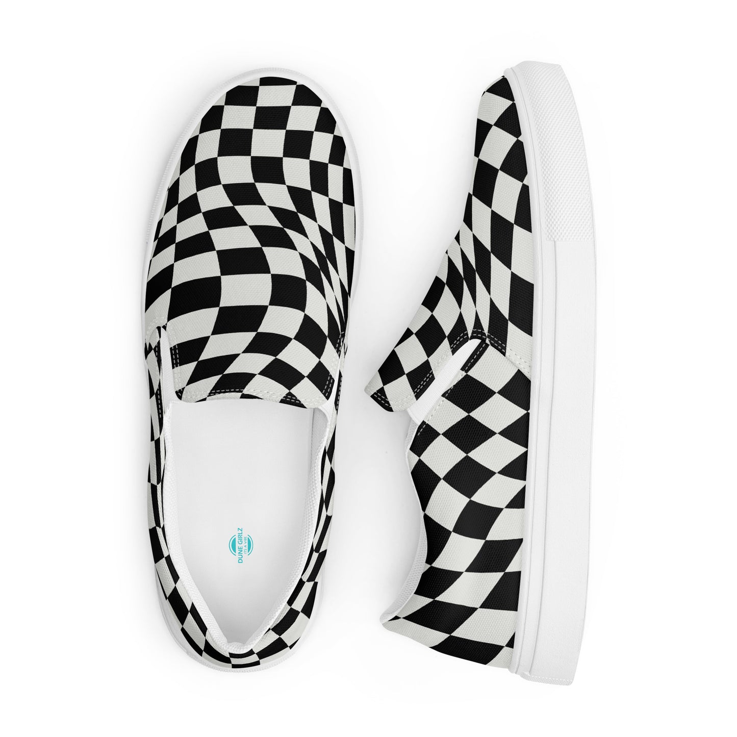 Dune Girlz slip-on canvas shoes